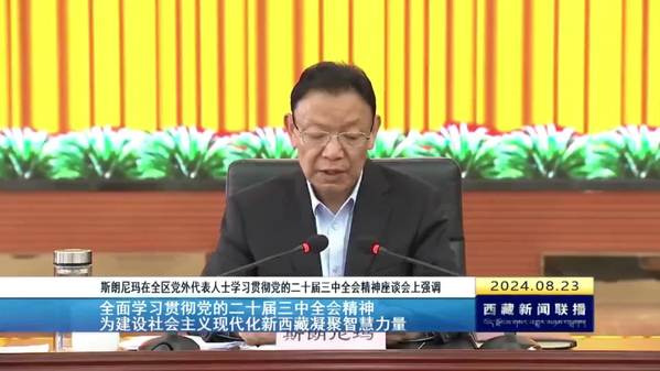 全区党外代表人士学习贯彻党的二十届三中全会精神座谈会在拉萨召开